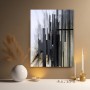 Abstrakte Skyline in Grau