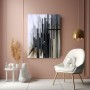 Abstrakte Skyline in Grau