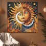 Sonne und Mond im Sternenmeer