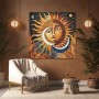 Sonne und Mond im Sternenmeer