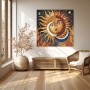 Sonne und Mond im Sternenmeer