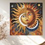Sonne und Mond im Sternenmeer