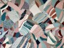 Abstraktes Mosaik in Pastelltönen