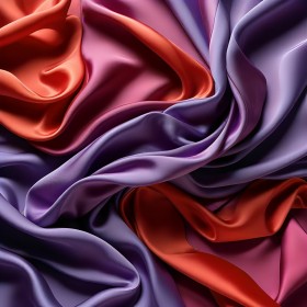 Seidene Falten in Violett und Rot Seidene Falten in Violett und Rot
