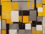Geometrie in Gelb und Grau