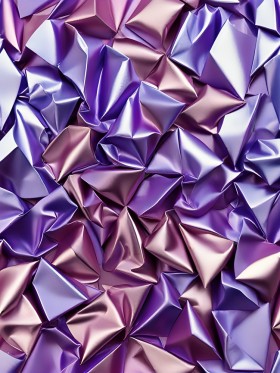 Violette Metallfacetten