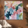 Abstrakte Blüten in Pastell