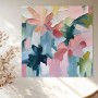Abstrakte Blüten in Pastell