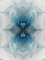 Blaue Symmetrie in Bewegung