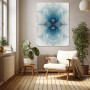 Blaue Symmetrie in Bewegung