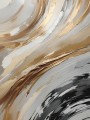 Abstrakte Eleganz in Beige und Grau