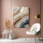 Abstrakte Eleganz in Beige und Grau