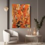 Abstrakte Energie in Orange