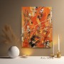 Abstrakte Energie in Orange