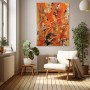 Abstrakte Energie in Orange