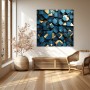 Geometrie in Blau und Gold