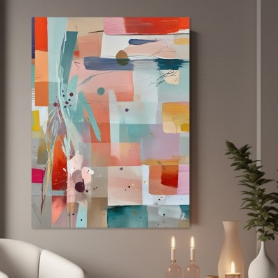 Pastell Abstraktion in sanften Farben