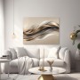 Goldene Wellen in Beige