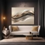 Goldene Wellen in Beige