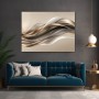 Goldene Wellen in Beige