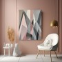 Geometrie in Grau und Rosé