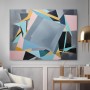 Geometrische Komposition in Pastell