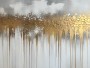 Goldene Tropfen Abstraktion