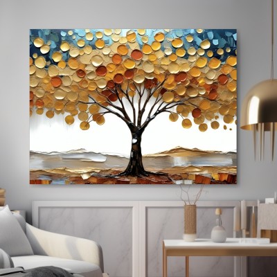 Goldener Baum im Herbst
