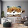 Goldener Baum im Herbst