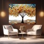 Goldener Baum im Herbst