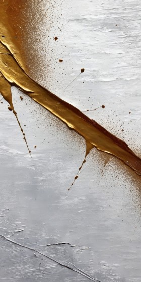 Goldene Dynamik auf Grau