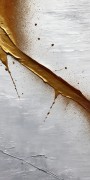 Goldene Dynamik auf Grau