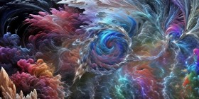 Kosmischer Farbwirbel