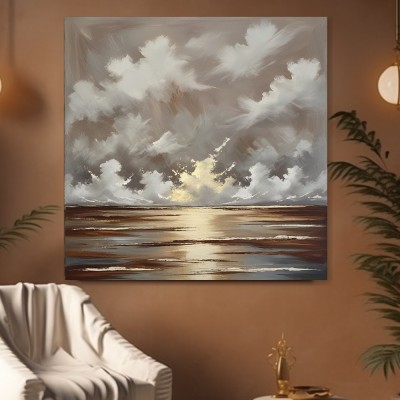 Goldenes Licht über dem Meer