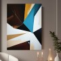 Geometrie in Türkis und Gold