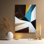 Geometrie in Türkis und Gold