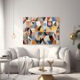 Geometrische Formen in warmen Farben
