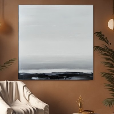 Stille Horizonte in Grau