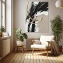Abstrakte Eleganz in Schwarz und Gold
