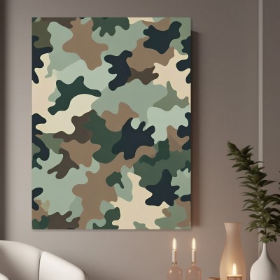Camouflage Muster in Grün
