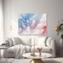 Pastellfarbene Aquarell-Abstraktion