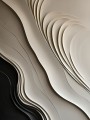Elegante Wellen in Beige und Schwarz