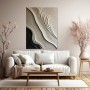 Elegante Wellen in Beige und Schwarz