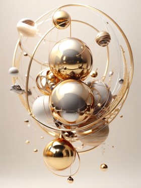 Goldene Sphären Komposition
