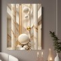 Marmor Eleganz mit goldenen Kugeln