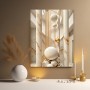 Marmor Eleganz mit goldenen Kugeln