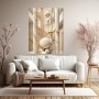 Marmor Eleganz mit goldenen Kugeln