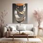 Elegante Metallformen in Gold