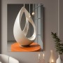 Elegante Skulptur in Creme