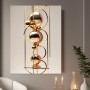 Goldene Sphären in eleganter Abstraktion